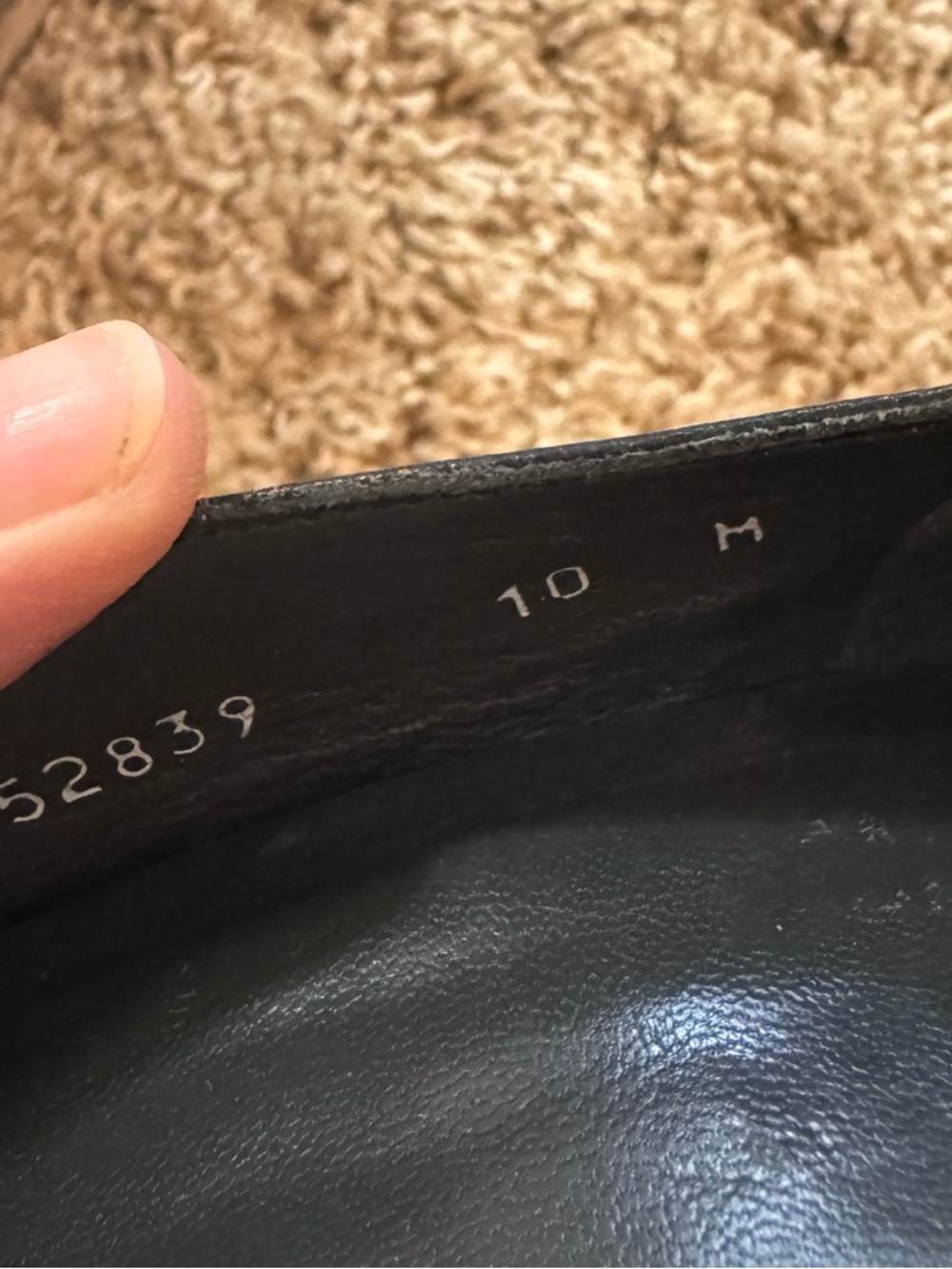 STUART WEITZMAN Platform Pumps Black Leather Stiletto Heel Spain 10 M - Picture 7 of 8